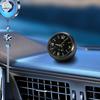 Small Car Clock Watch Glowing Accessories Stick On Car Vent Dashboard Clock For Travel Driving Commuting Touring Men Women