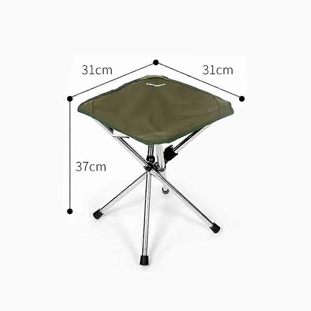 Lätt Campingpall Liten Hopfällbar Camping Bärbar Stol med Handväska Lämplig för Resor Camping Fiske Picknick