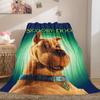 Halloween fantasy comedy adventure cartoon movie Scooby-Doo blanket soft home furnishing nap decoration four seasons warm Sherpa blanket U16