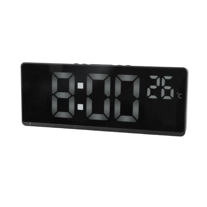 

Large Screen LED Digital Clock Adjustable Brightness 12/24 Hour Display with Alarm Clock Function for Bedroom Office 1