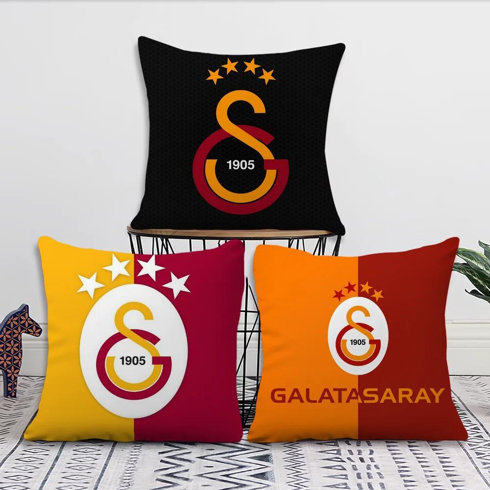 Turkey Sport-G-Galatasaray Club Pillow Case Sofa Bedside Table Bedroom Backrest Living Office Cushion Printed Square Multiple