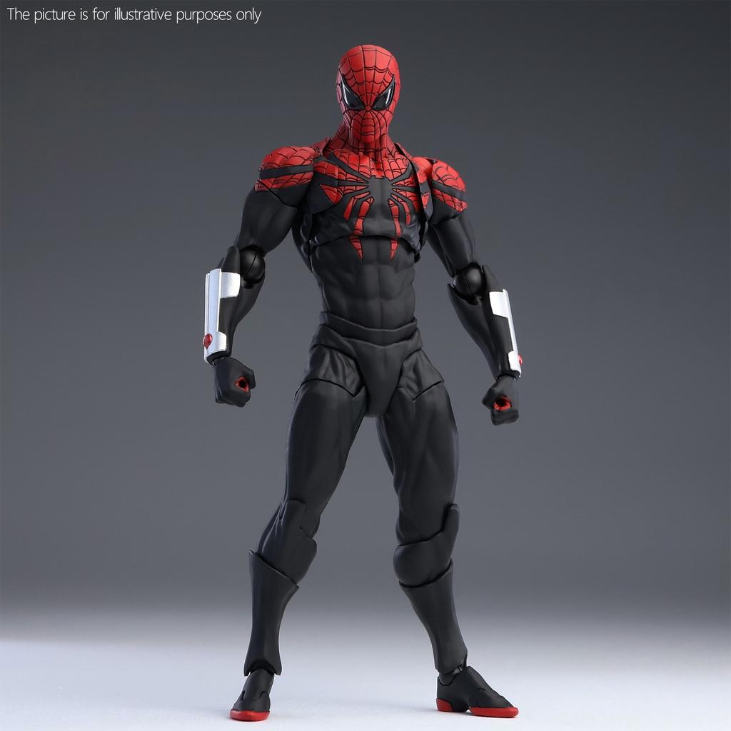 Neue Spider-Man Puppe Premium PVC Schwarz und Rot Spider-Man Mess Toys Action-Puppe im Anime-Stil geeignet für Sammler und als G