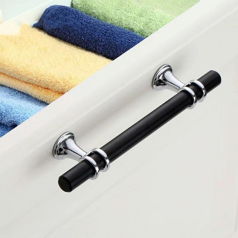 6pack Modern Stainless Steel Cabinet Pulls, Durable Drawer Handles Hardware for Kitchen Dresser Bathroom Wardrobe Door