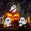 Cute Ghost Halloween Decorations for Indoors Spooky Decorations Wooden Black Cat Bat Witch Broom Signs Pumpkin Blocks Decor