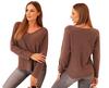 Mocca Women' V-Neck Sweater