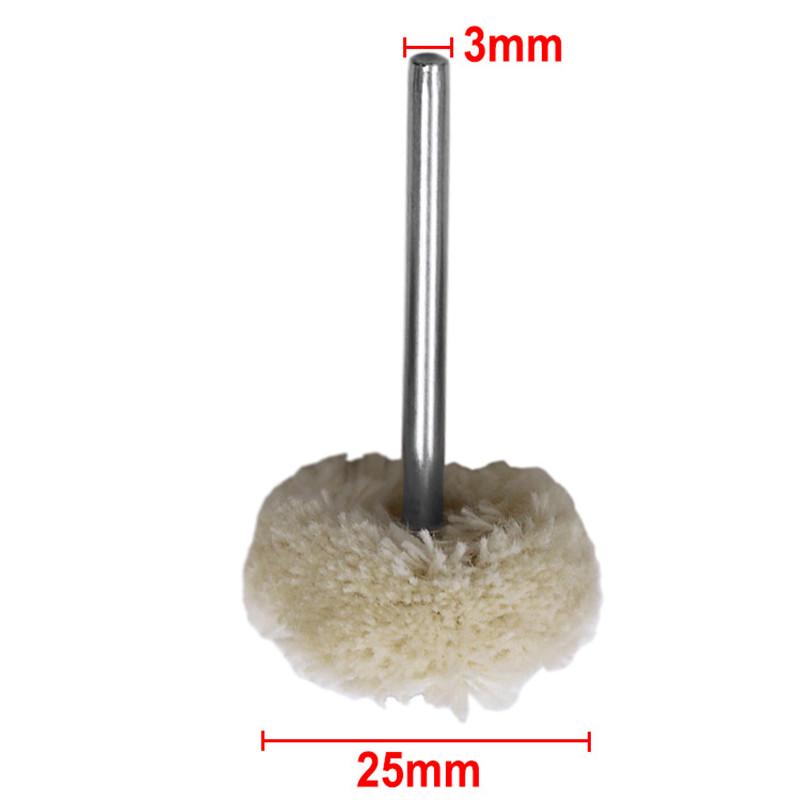 10Pcs 25mm Abrasive Wheel Buffing Polishing Pad Kit Grinding Dremel Rotary Tool