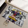 Anime Academia All Might Cartoon Floor Mat Soft Flannel Non-Slip Door Mat - Thickened Rug for Living Room Home Decor