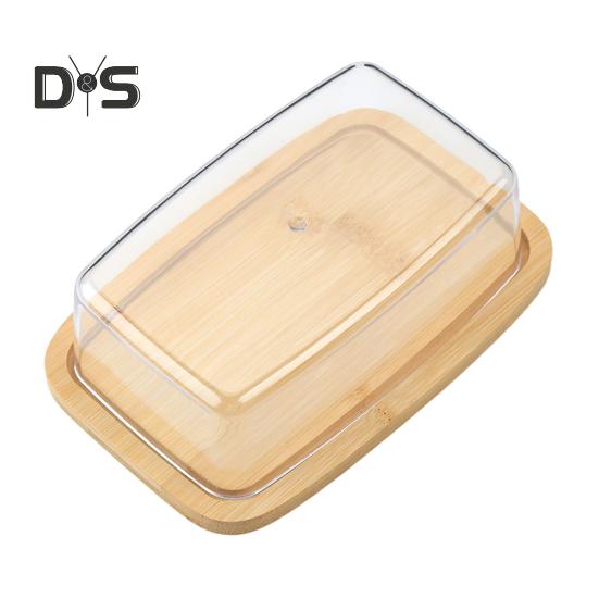 

Бамбуковая масленка с крышкой, поднос для торта, большой держатель для мини-тортов, кухонный контейнер для хранения, коробка, сырная доска, тарелки для масла A