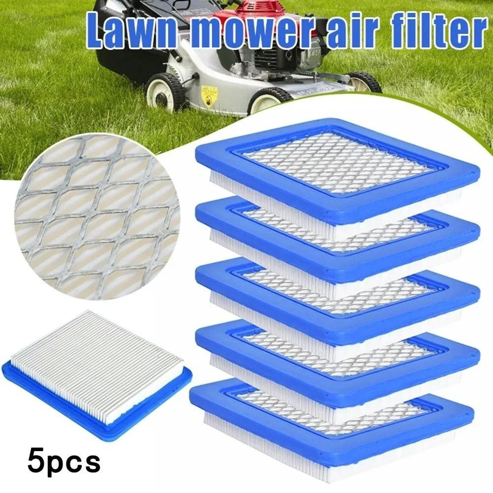 5pcs Square Lawn Mower Air Filter O20 20 Engine Air Filter for Briggs Stratton 491588