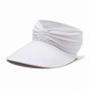 Sun Visor Hat: UPF 50+ Wide Brim Lightweight Breathable Packable Visor - Open Top Ponytail Friendly Summer UV Protection for Women Beach Golf Travel
