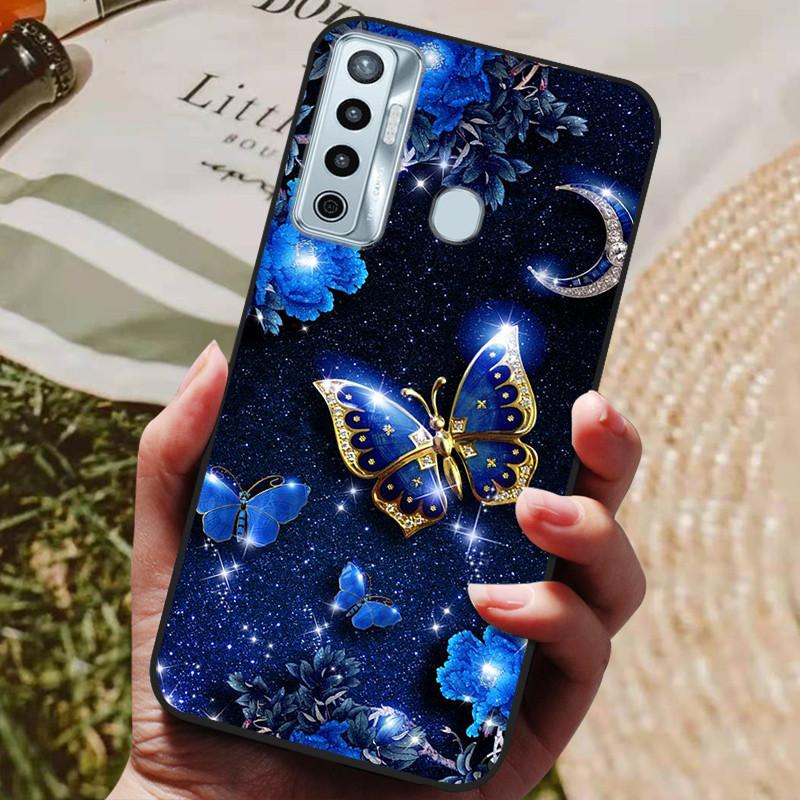 

For Tecno Camon 17 Case 17P Bumper Soft TPU Silicone Cover For Tecno Camon 17 Case Camon17P Marble Wolf Coque For Camon 17