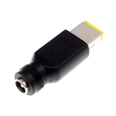 Connecteur femelle DC 5,5x2,1 mm vers prise carrée Convertisseur de puissance 20V Prise pour adaptateur secteur AC Lenovo ThinkPad Chargeur