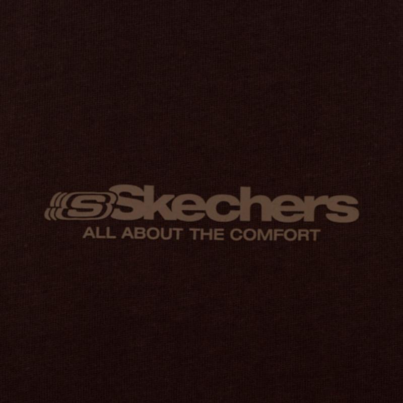 Skechers Classic Soft Versatile Fashion Letter Short Sleeve T-Shirt Unisex Tops L325U016-05U5