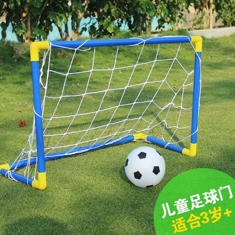Kids' Portable Foldable Sports Goal: Indoor/Outdoor Soccer, Ball Hoop, Ice Hockey Net Toy