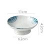 Creative Japanese ceramic plate with high feet saucer saucer snack tea dessert plates snack plate fruit plate bowls ramekin