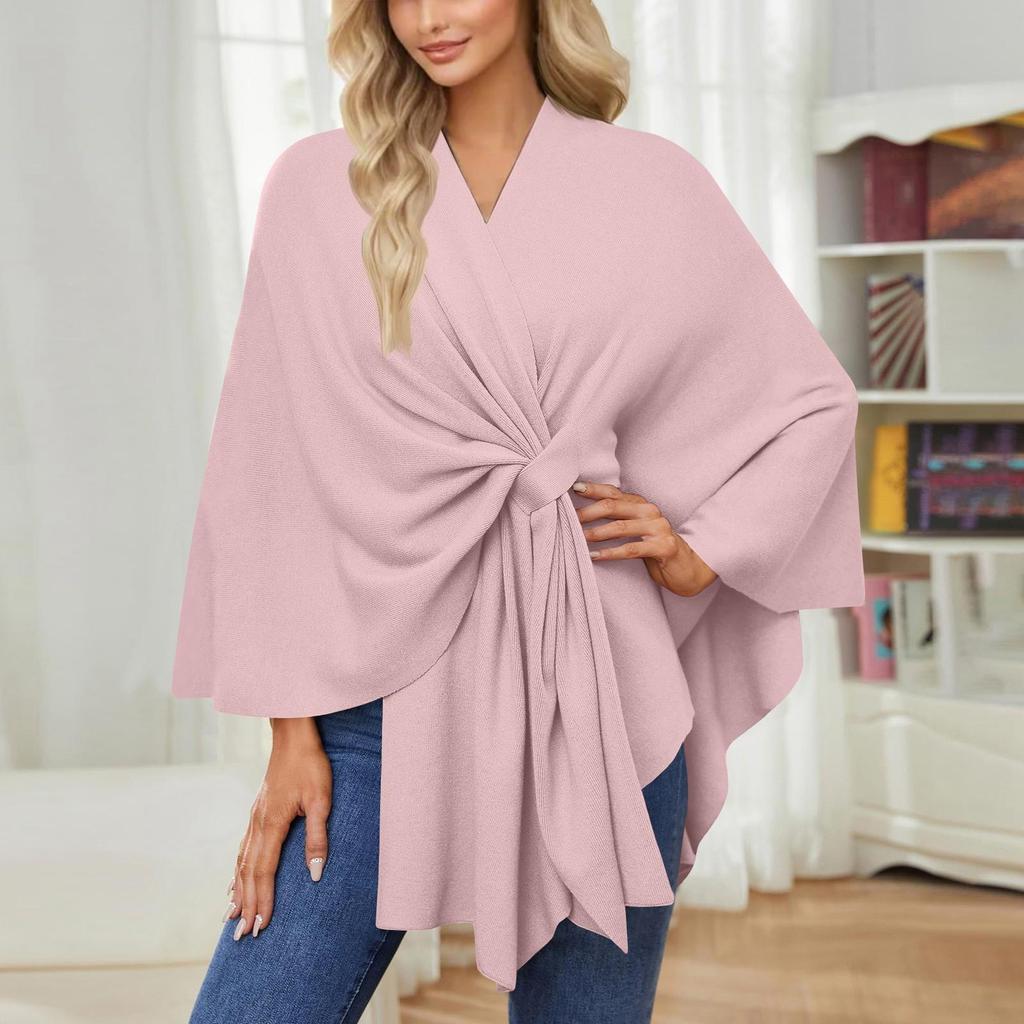Women's Elegant Shawl Wraps Soft Open Front Sweater For Spring Fall Winter