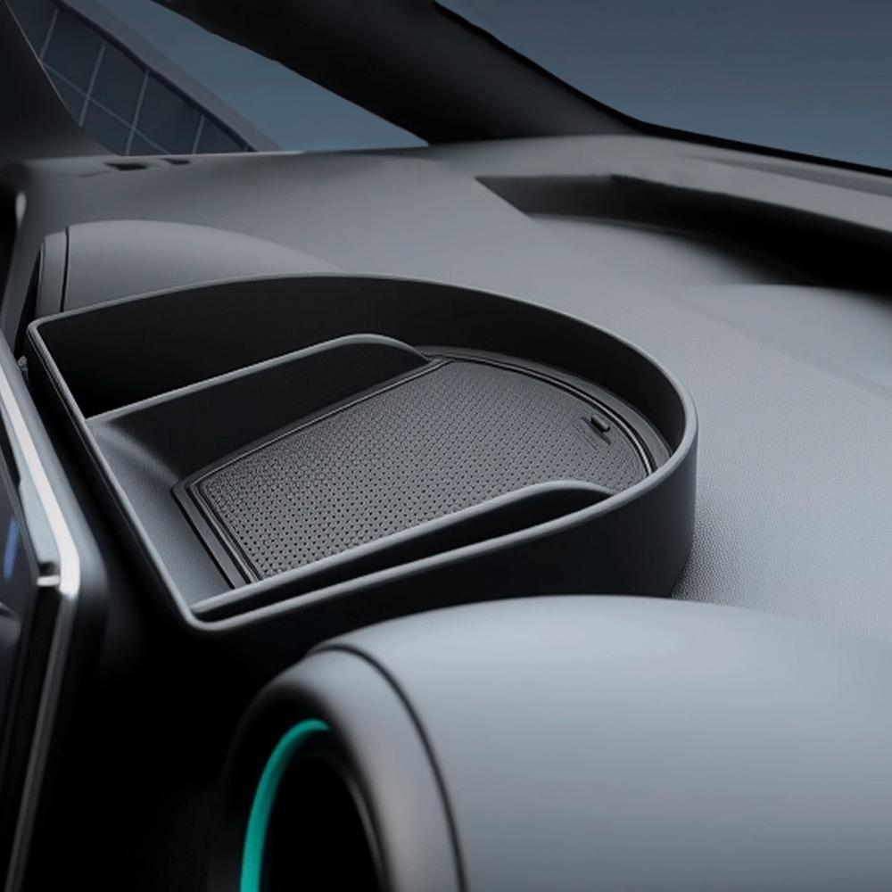 Car Behind Screen Storage Box for BYD Dolphin 2022 ‑ 2025 Dashboard Hidden Organizer Tray Car Interior Accessories