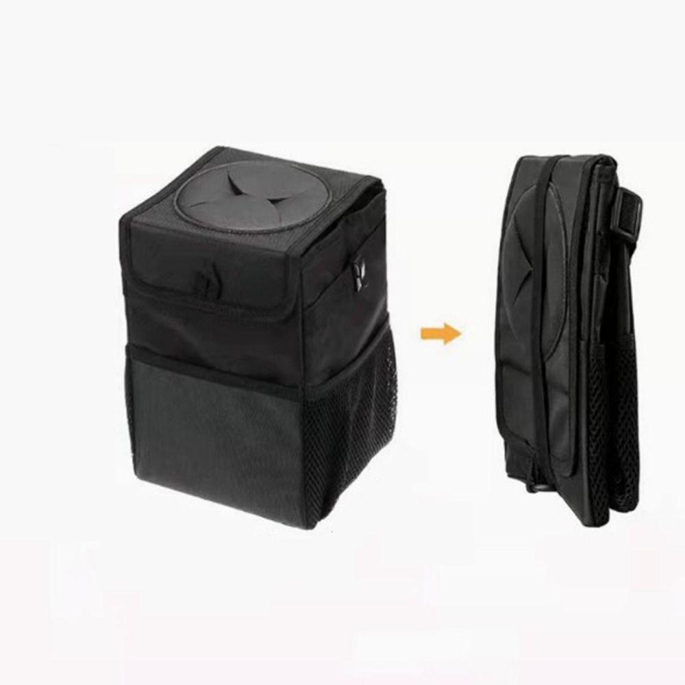 Waterproof Car Storage Bin Washable Car Organizer Organizer Hanging Garbage Bag Car Accessories
