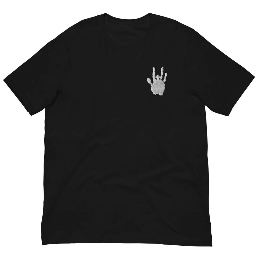 

Jerry#039s Hand Embroidered Tee Jerry Garcia Hand Soft Vintage Style Unisex tshirt Unisex T-Shirt S