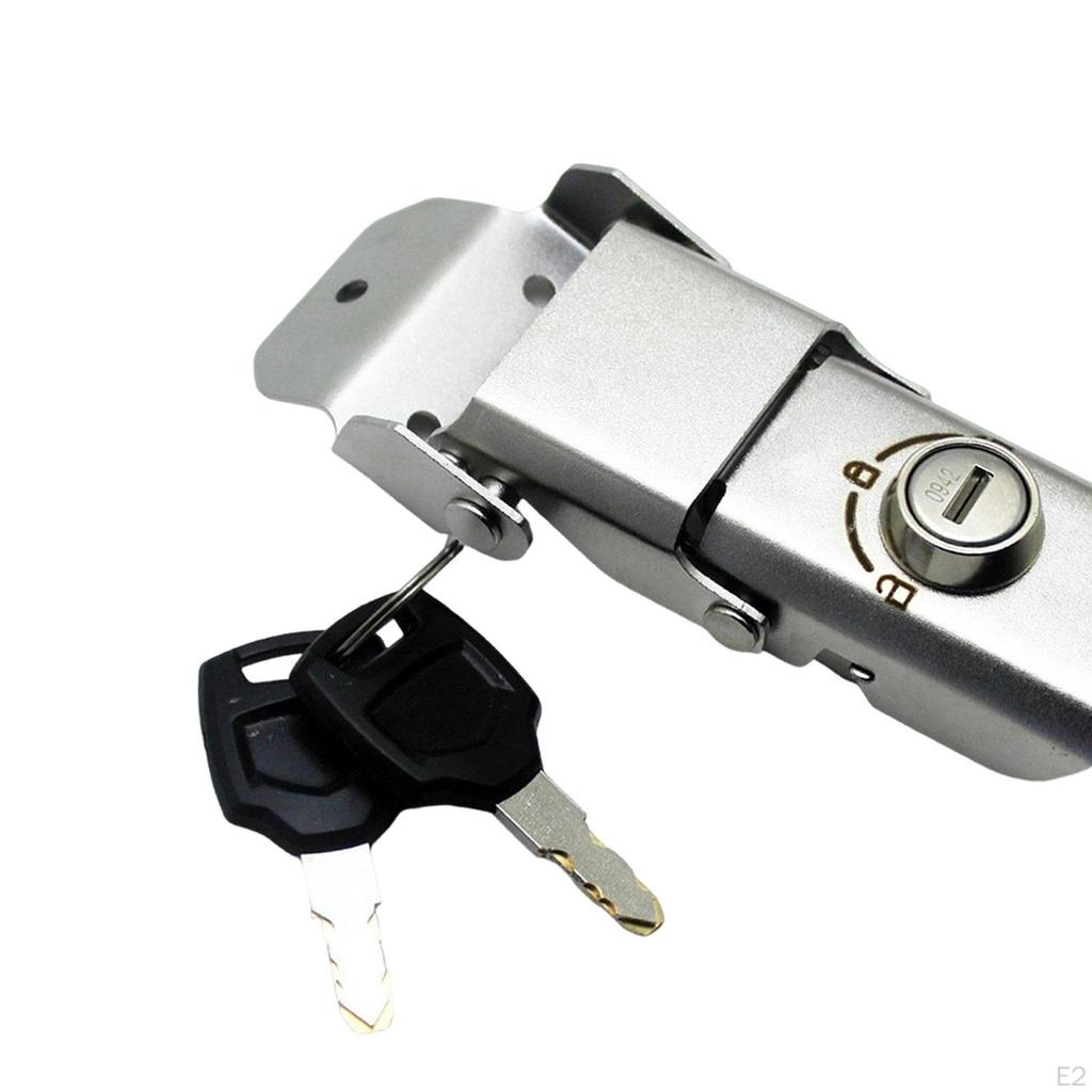 Motorcycle Rear Trunk Lock Modification Release Replacement DIY Parts Direct Replaces Universal Side