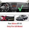 Fit For Nissan Altima 2007 2008 2009 2010 2011 2012 Dashmat Dash Mat Dashboard Cover Pad Sun Shade Dash Board Cover Carpet