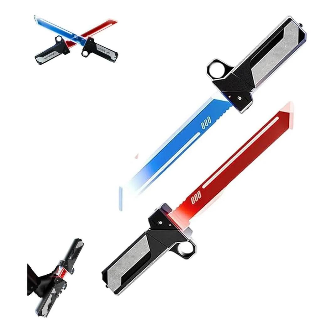 Double Edged Retractable LED Plastic Lightsaber,  Sword, Role-playing Weapon, L Sword Toy