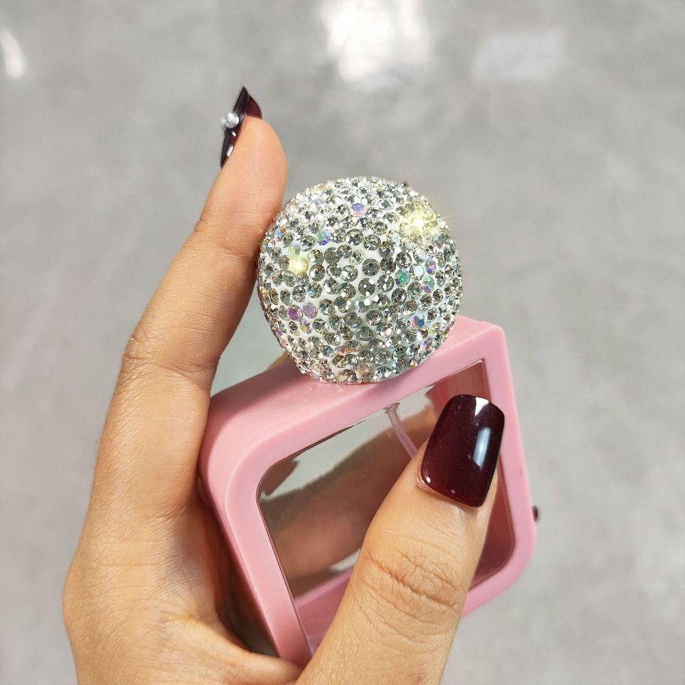 Beautiful Creative Rhinestone Bottle Empty Portable Rhinestone-encrusted Spray Bottle Decorative 40 ML Empty Bottle Container