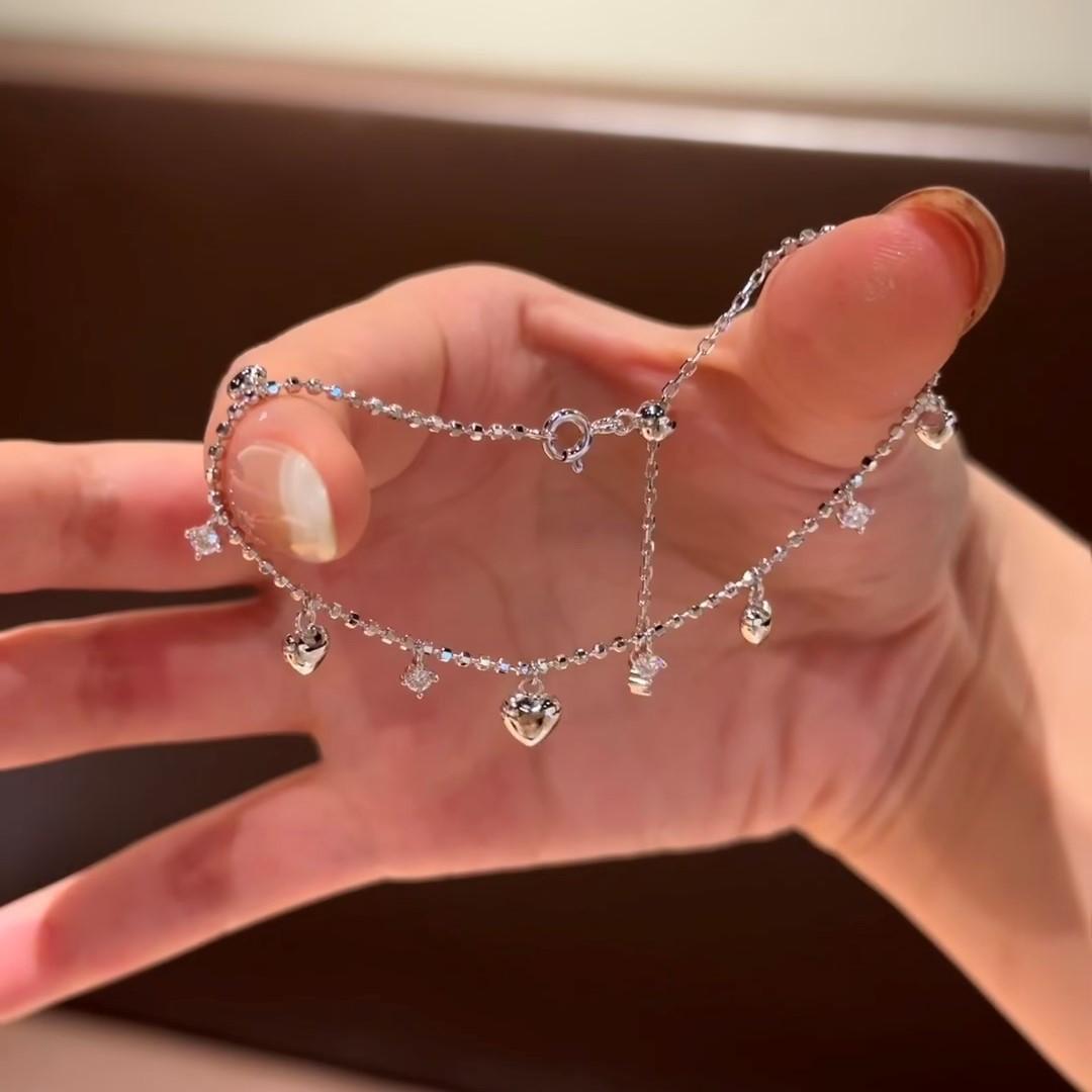 

Легкий роскошный высококачественный браслет с бахромой из циркония для женщин, уникальная индивидуальность, модный темперамент, универсальный браслет, ювелирные изделия