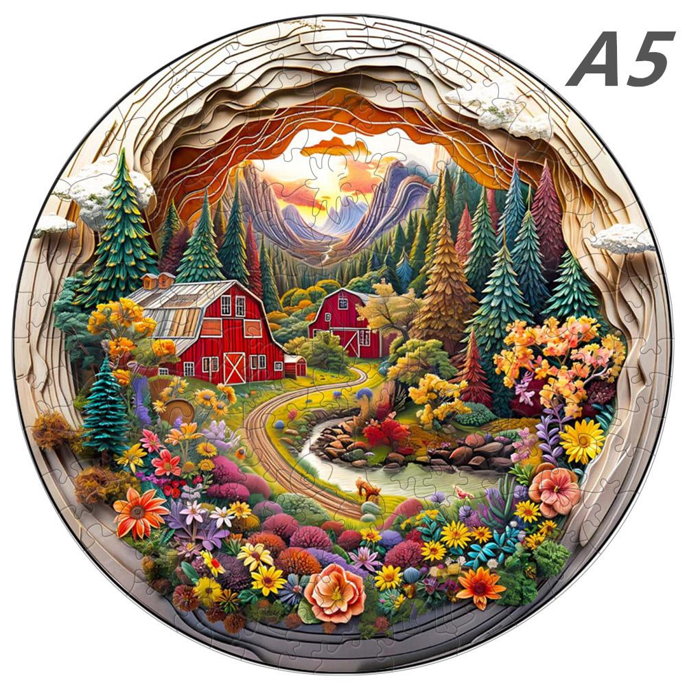 Meerjungfrau 3D Holzpuzzle Tier Spielzeug für Erwachsene Kinder Geburtstagsgeschenk Holzpuzzle Montessori Spiele Fidget Toys