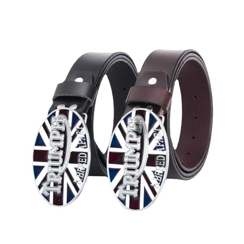 Zinc Alloy British Flag TRIUMPH Belt 21st Century New Fashion Belt