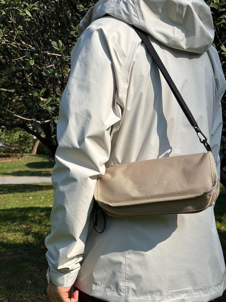 Draagbare Opvouwbare Kruk & Etui Combo - Compacte Buitenstoel & Clutch Tas