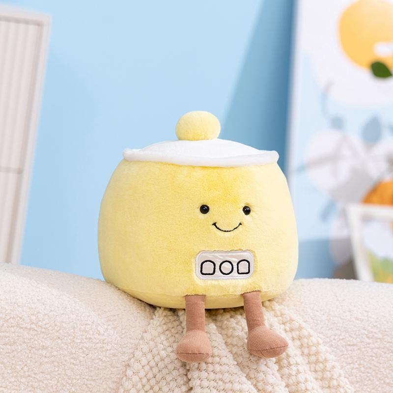 Schattige Huishoudelijk Apparaat Pluche Speelgoed Set Wasmachine Rijstkoker Haardroger Zachte Knuffelpop Ouder-Kind Decor Huis Ornament Cadeau