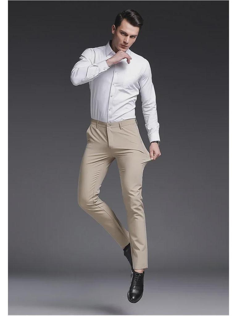 Herren Slim Fit Elastische Freizeit Business Hose - Herbstkollektion