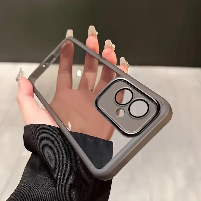 Transparent Phone Soft Case For Motorola Moto G35 5G G14 G24 G04 E14 G34 G32 G54 G85 G84 G75 G15 G05 Camera Lens Protector Cover