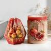 Pomegranate Embossed Silicone Mould for Candle Soap Chocolate Baking Tool Multipurpose Silicone Molds for Resin Casting HX6C