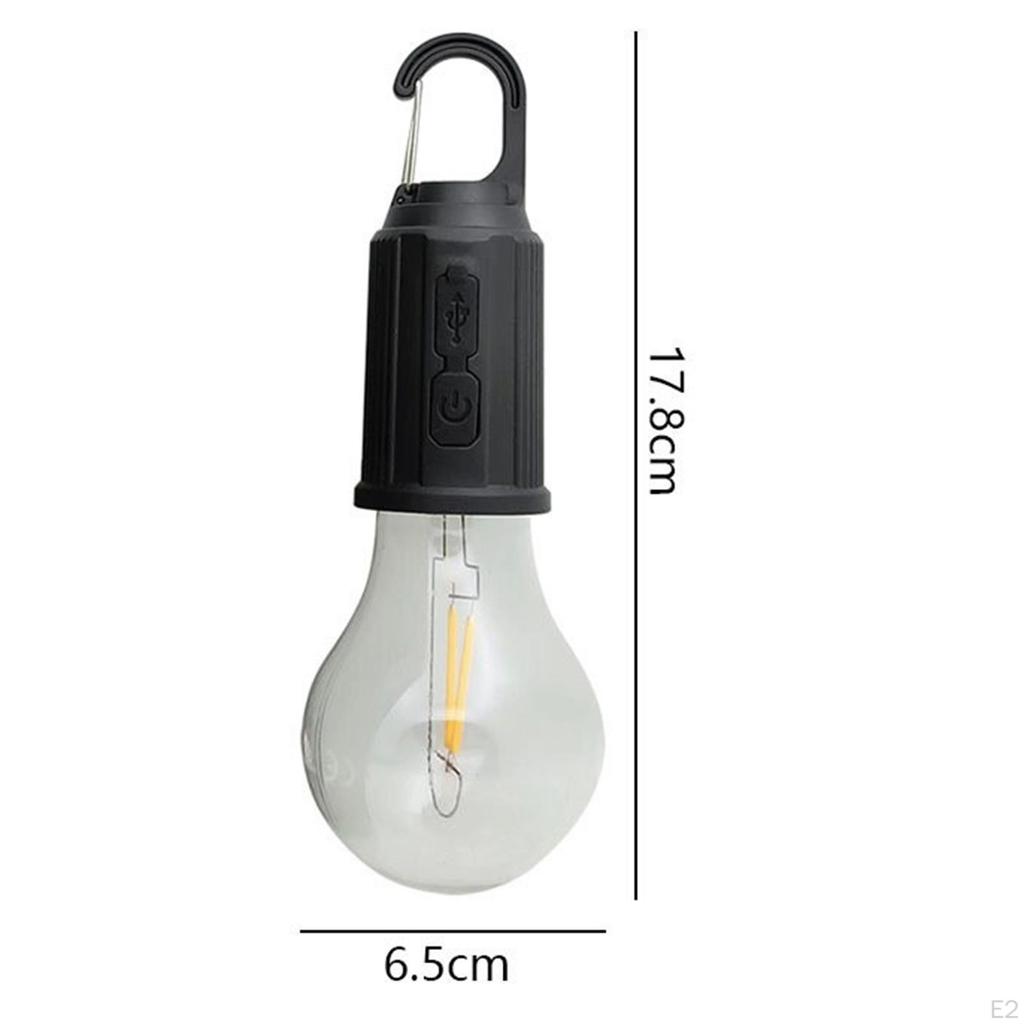 Outdoor Camping Lamp LED Mini Night Light Water Resistant USB Rechargeable Portable Lantern