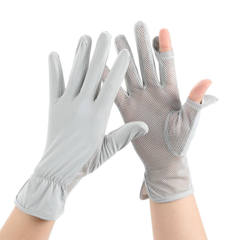 

Elastic UV Protection Gloves Non Slip Thin Breathable Gloves Walking