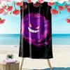 gengar cartoon Print Beach Towel, Large Soft Quick Dry Towel for Beach Camping Swimming