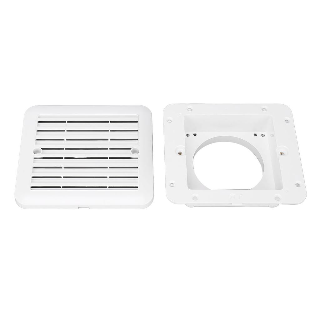Griglia di Ventilazione Laterale per Camper Resistente all'Acqua Scambio d'Aria Versatile Uscita di Ventilazione per Camper Furgone Rimorchio Barca
