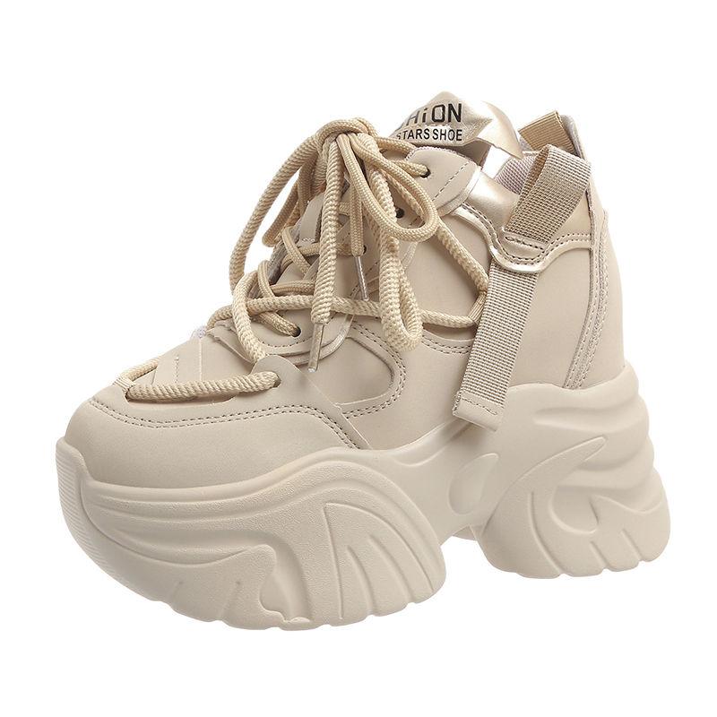 

Женские теплые кроссовки на высокой платформе с мехом для снегоступов Модные женские кроссовки Мягкие массивные кроссовки для женщин 39 хаки