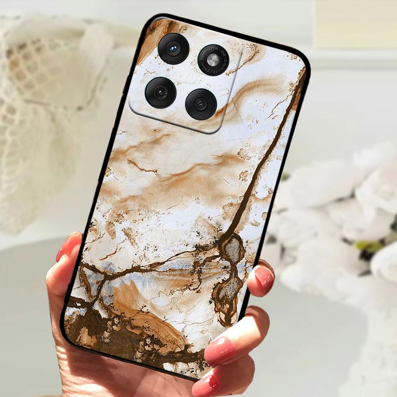 Modne Etui Dla Motorola Edge 60 Fusion 5G Odporny na Wstrząsy Zderzak Miękkie Pokrowiec na Telefon Dla Moto Edge60 Fusion Silikonowe Ochronne Etui