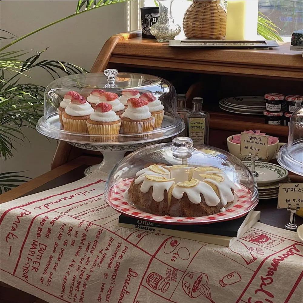 French Printing Kitchen Desktop Mat Vintage Baking Cloth Photo Background Cloth  Party Decoration