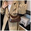 Simple Underarm Bag Texture Bag Fashionable New Bag Women's Fashion Popular Shoulder Bag Baguette Dumpling Bag