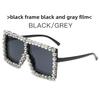 White Frame Square Eyewear With Pc Material For Stylish Outdoor And Stage Performances