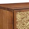 Highboard with Shelf Brown 40 x 33 x 110 cm Solid Wood Mango