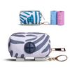 Dog Poop Bag Holder for Leash Doggie Waste Bag Dispenser Soft Fabric Dog Poop Bag Dispenser