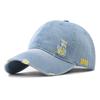 Couples baseball cap Baseball Cap version Sun hat Hole Spring Autumn Wash denim Woman's hat Cap Hip Hop Fitted Cap