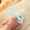 2Pcs/Set Imitation Natural Jade Solid Color Jingle Bangles Vintage Palace Simple Glass Bracelet Chinese Style Ancient Jewelry