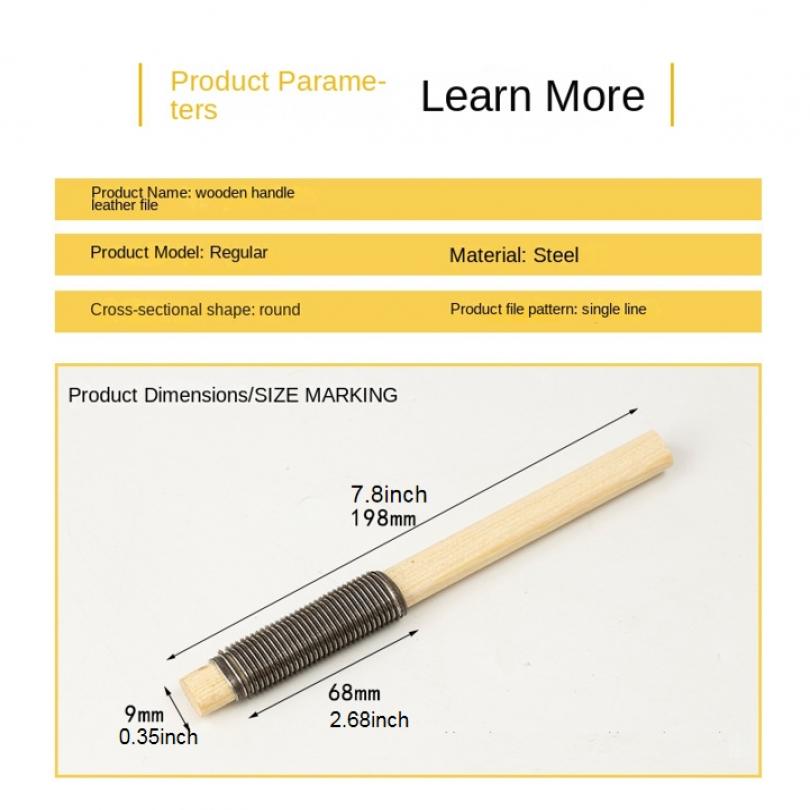 Coarse Tooth Hand File, Rough Trimming Tool for Woodworking Carving and Surface Finishing