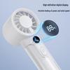 Portable Silent Handheld Fan with Digital Display and Long Battery Life for Outdoor Summer Cooling